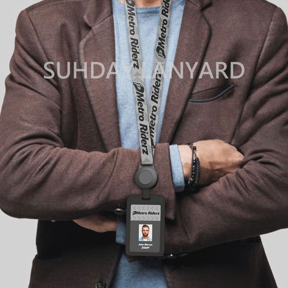 客製識別證帶易拉扣/伸縮扣與塑膠硬式卡套圖片3